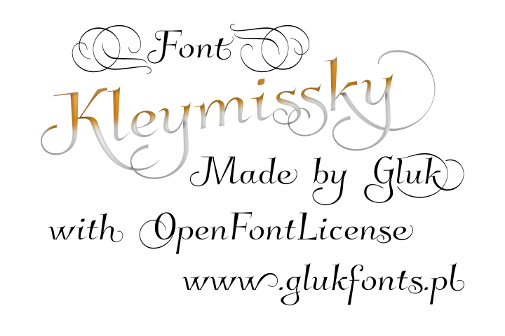 Kleymissky字体 3
