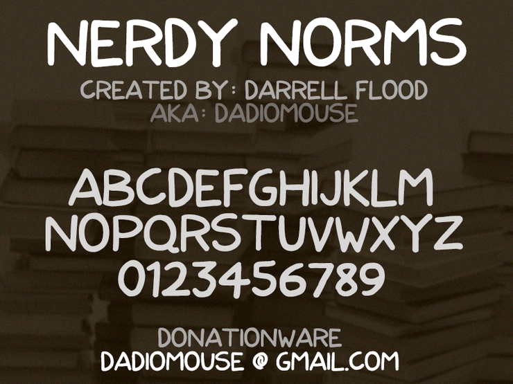 Nerdy Norms字体 1