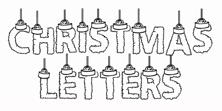 CF Chritsmas Letters字体 1