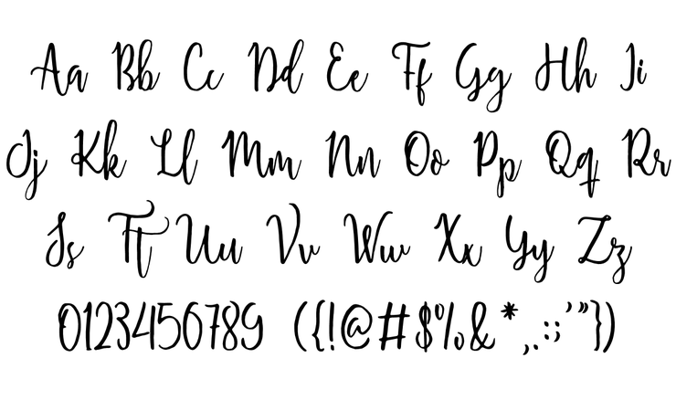 Shellahera Script字体 6