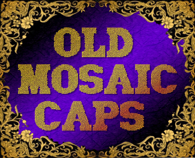 Old Mosaic CAPS字体 1