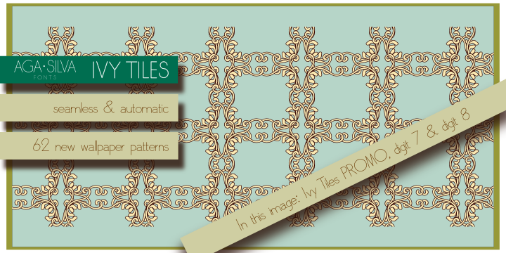 Ivy Tiles字体 2