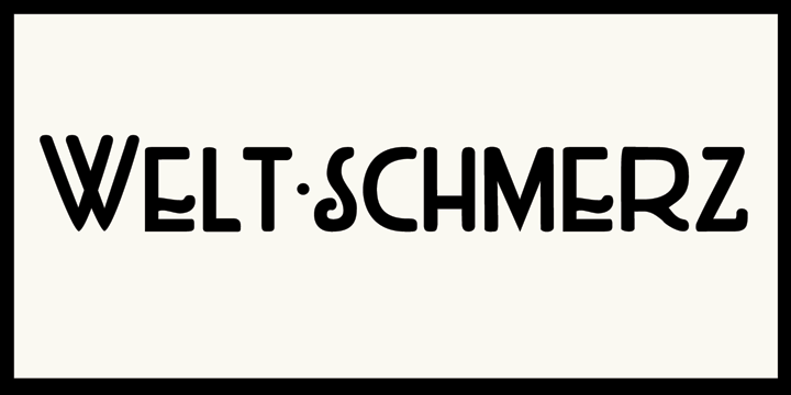 DK Weltschmerz字体 1