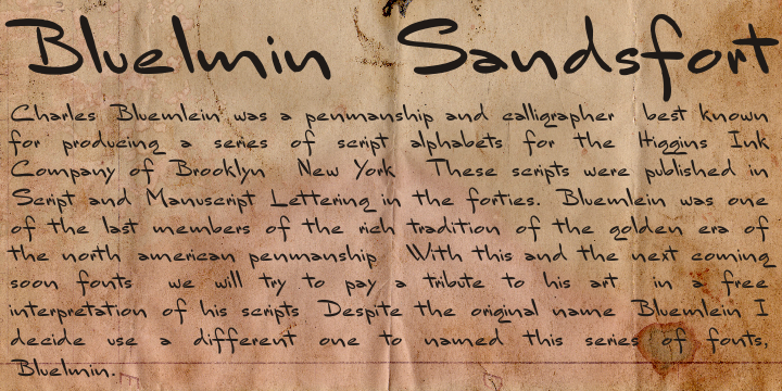 Bluelmin Sandsfort字体 1