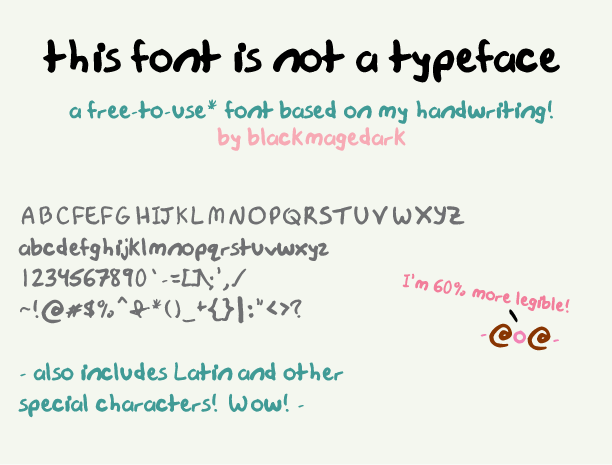 this字体 is not a typeface字体 1