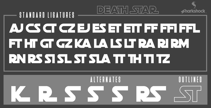 Death Star字体 2