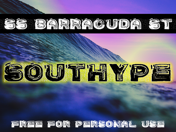 SS Barracuda St字体 1
