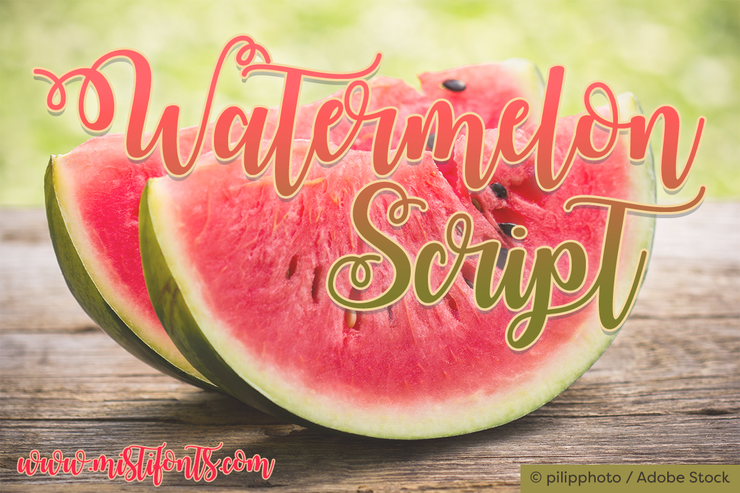 Watermelon Script字体 1
