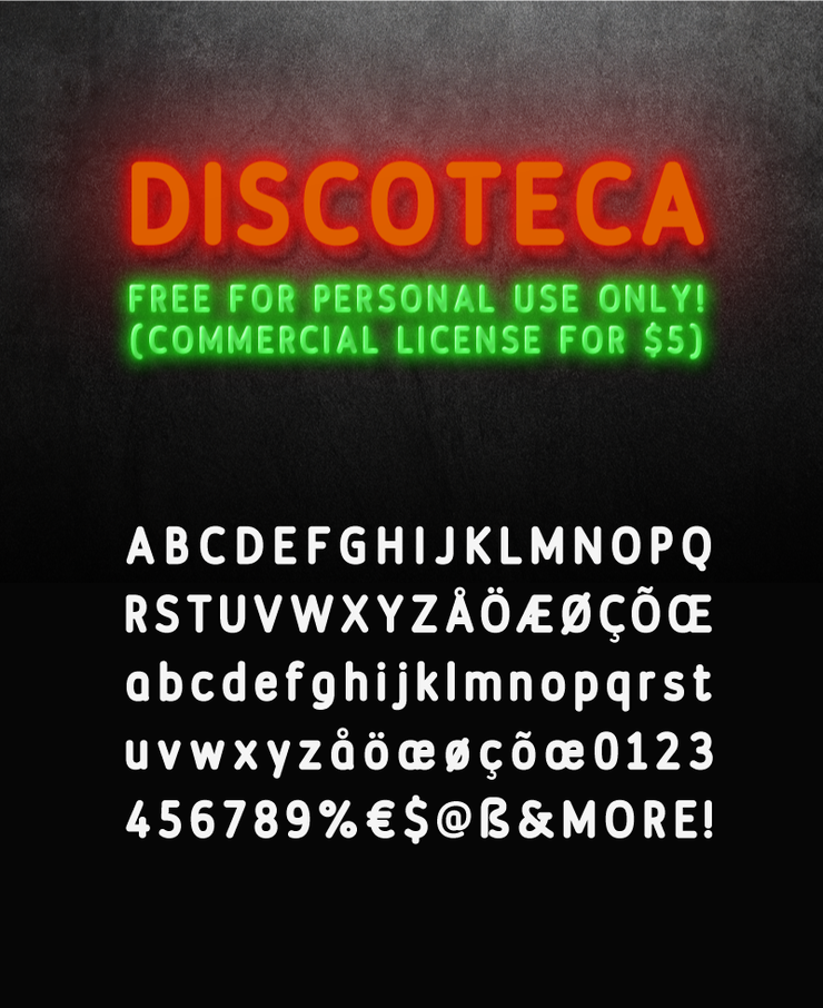 Discoteca Rounded字体 1