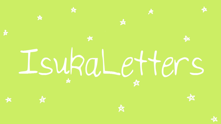 IsukaLetters字体 1