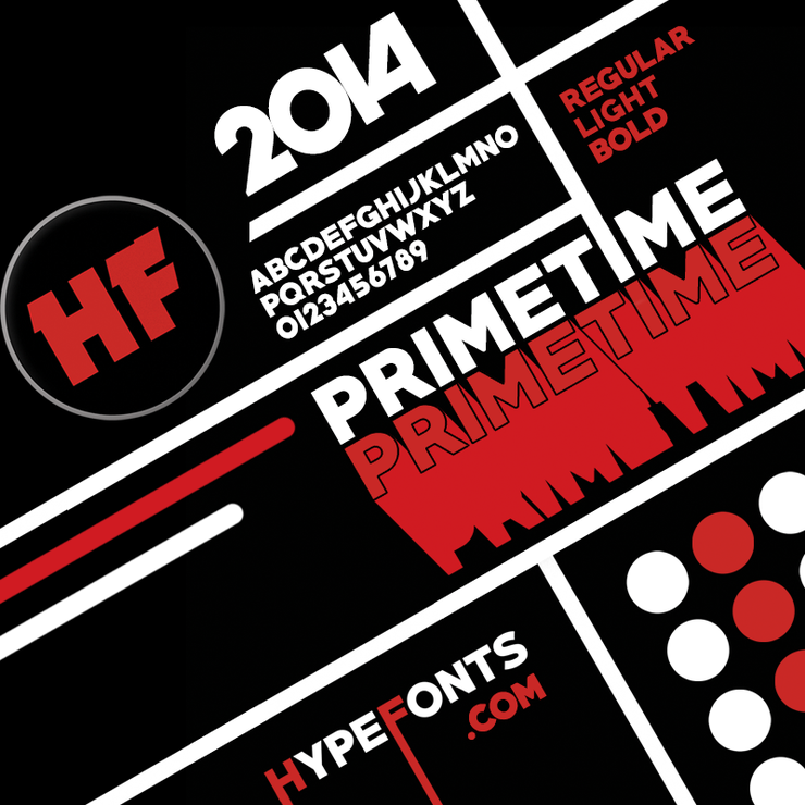 PRIMETIME字体 1