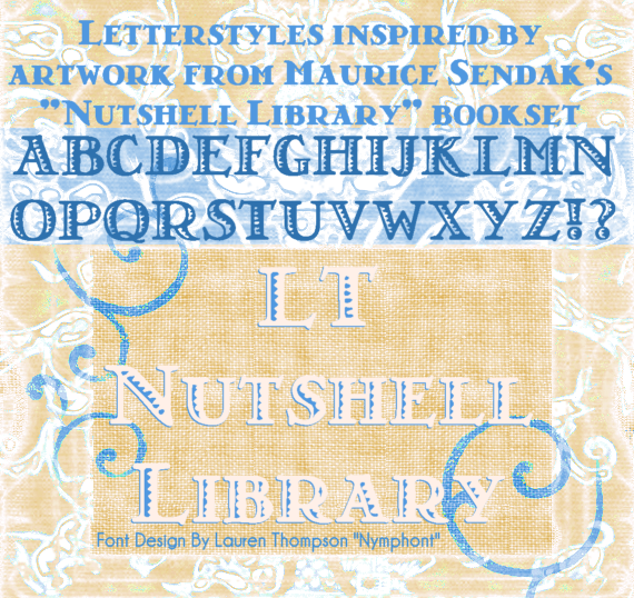 LT Nutshell Library字体 1