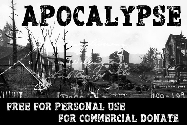 Apocalypse Regular字体 3