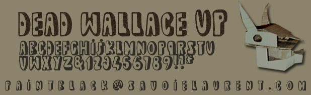 dead wallace UP字体 1