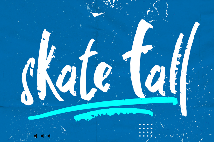 skate fall字体 2