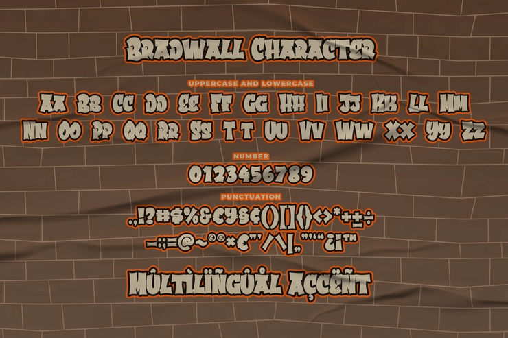 Bradwall字体 1