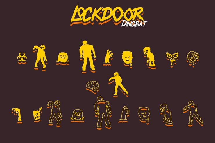 Lockdoor字体 9