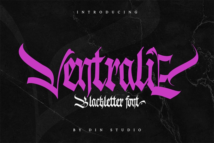 Ventralie字体 2