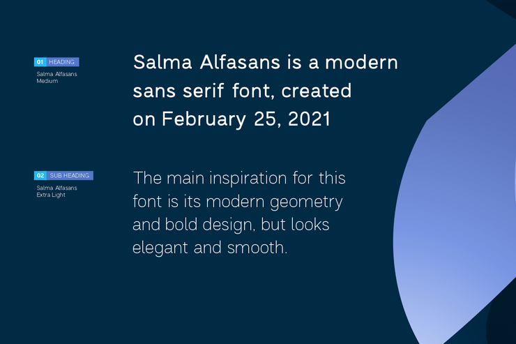 Salma Alfasans字体 2