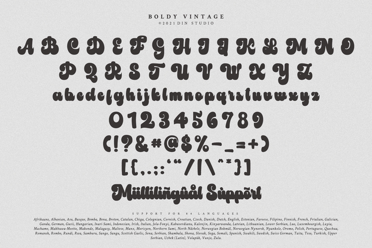 Boldy Vintage字体 1