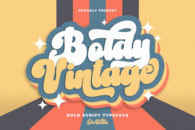 Boldy Vintage字体 4