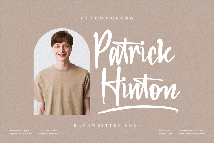 Patrick Hinton字体 6