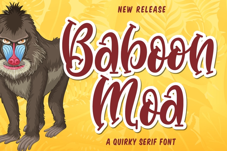Baboon Moa字体 6