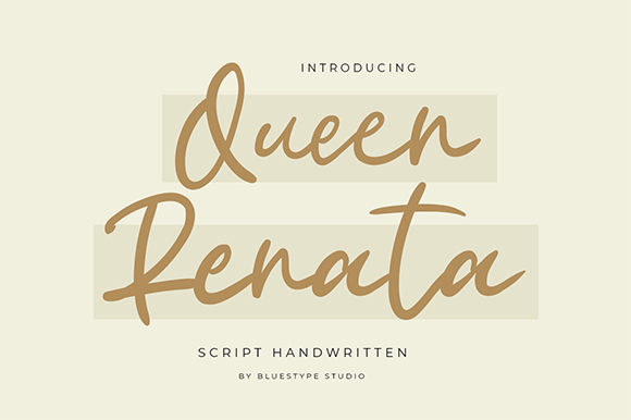 Queen Renata字体 3