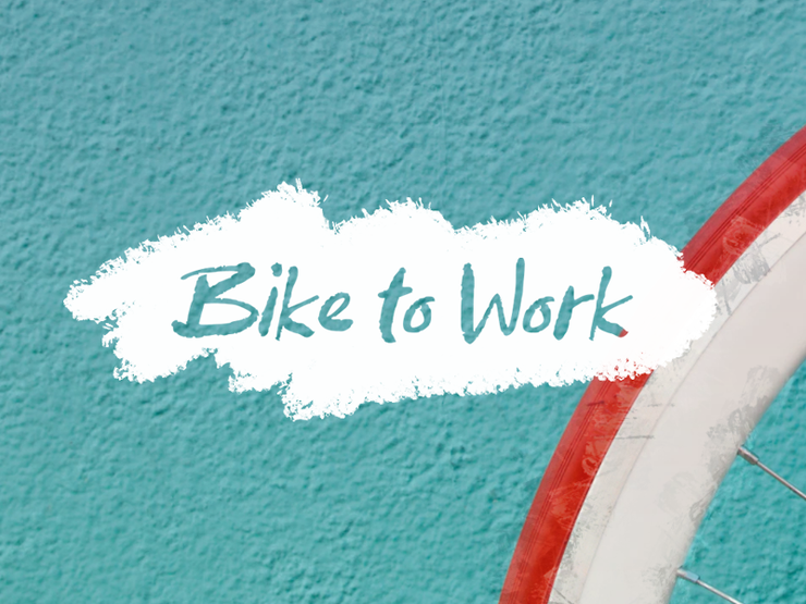b Bike to Work字体 1