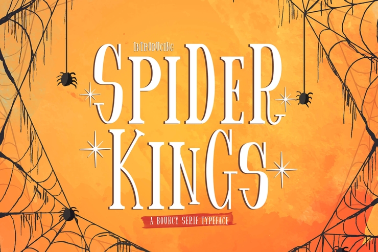 Spider King字体 1