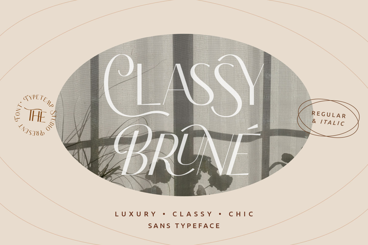 Classy Brune字体 3