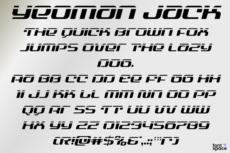 Yeoman Jack字体 1
