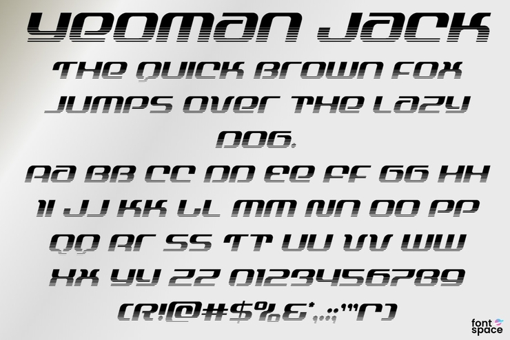 Yeoman Jack字体 3