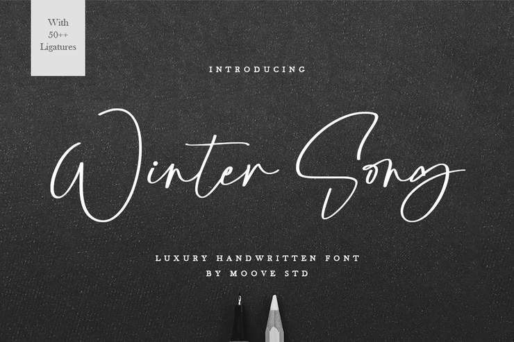 Winter Song字体 2