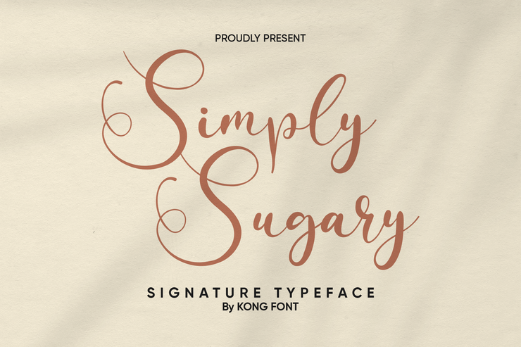 Simply Sugary字体 1