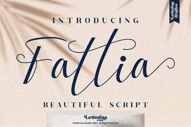 Fattia字体 9