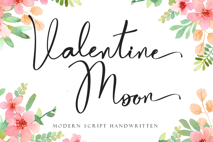 Valentine Moon字体 5
