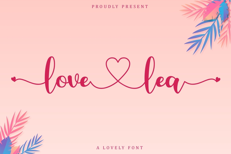 Love Lea字体 7