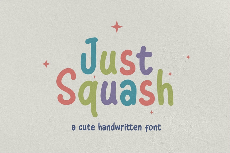 Just Squash字体 7