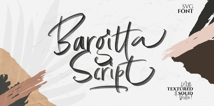 Bargitta Solid字体 1