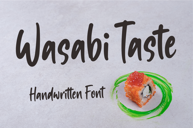 Wasabi Taste字体 3