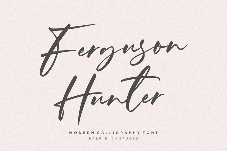 Ferguson Hunter字体 1
