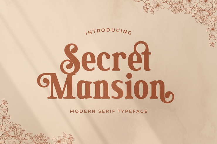 Secret Mansion字体 2