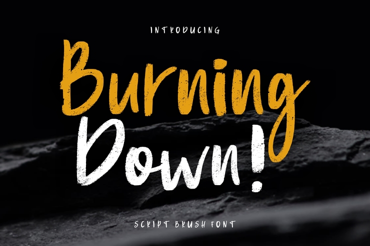 Burning Down字体 6