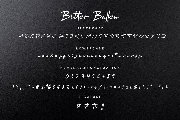 Bitter Ballen字体 8