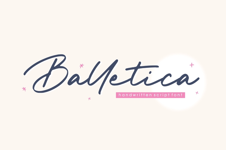 Balletica字体 1