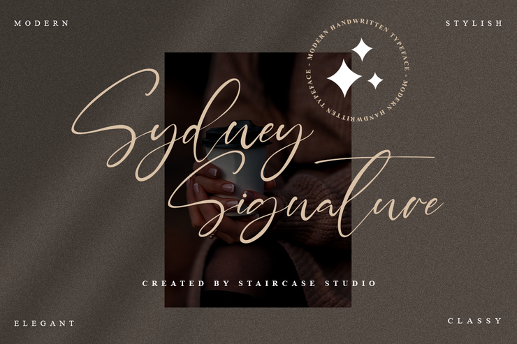 Sydney Signature字体 1