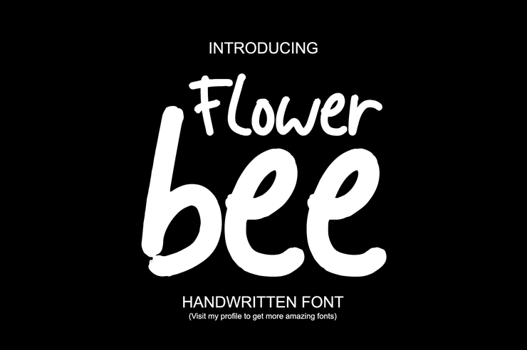 Flowerbee字体 1