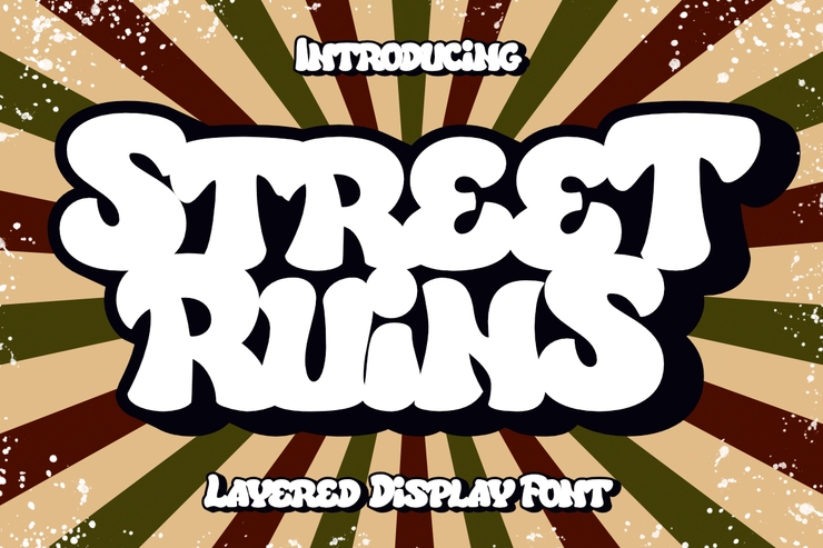 Street Ruins字体 3