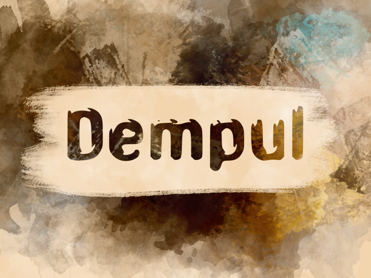 d Dempul字体 1